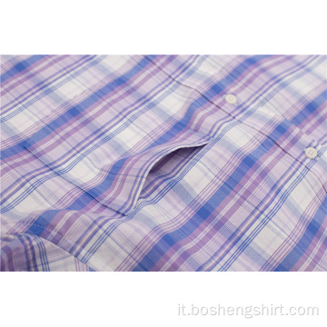 Camicia formale a righe da ufficio di alta qualità